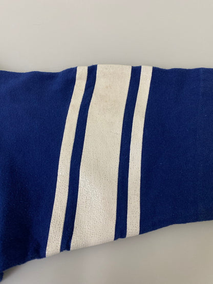 【中古品】【メンズ】 Champion チャンピオン 70'S FOOTBALL TEE "IHDUHAP 77" ショートスリーブ 146-250303-AS-27-min サイズ：M カラー：ブルー 万代Net店