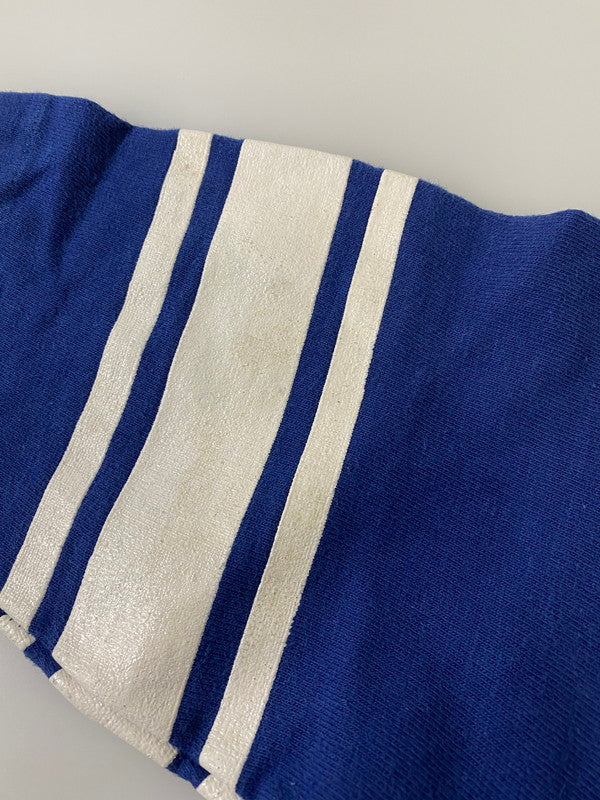 【中古品】【メンズ】 Champion チャンピオン 70'S FOOTBALL TEE "IHDUHAP 77" ショートスリーブ 146-250303-AS-27-min サイズ：M カラー：ブルー 万代Net店