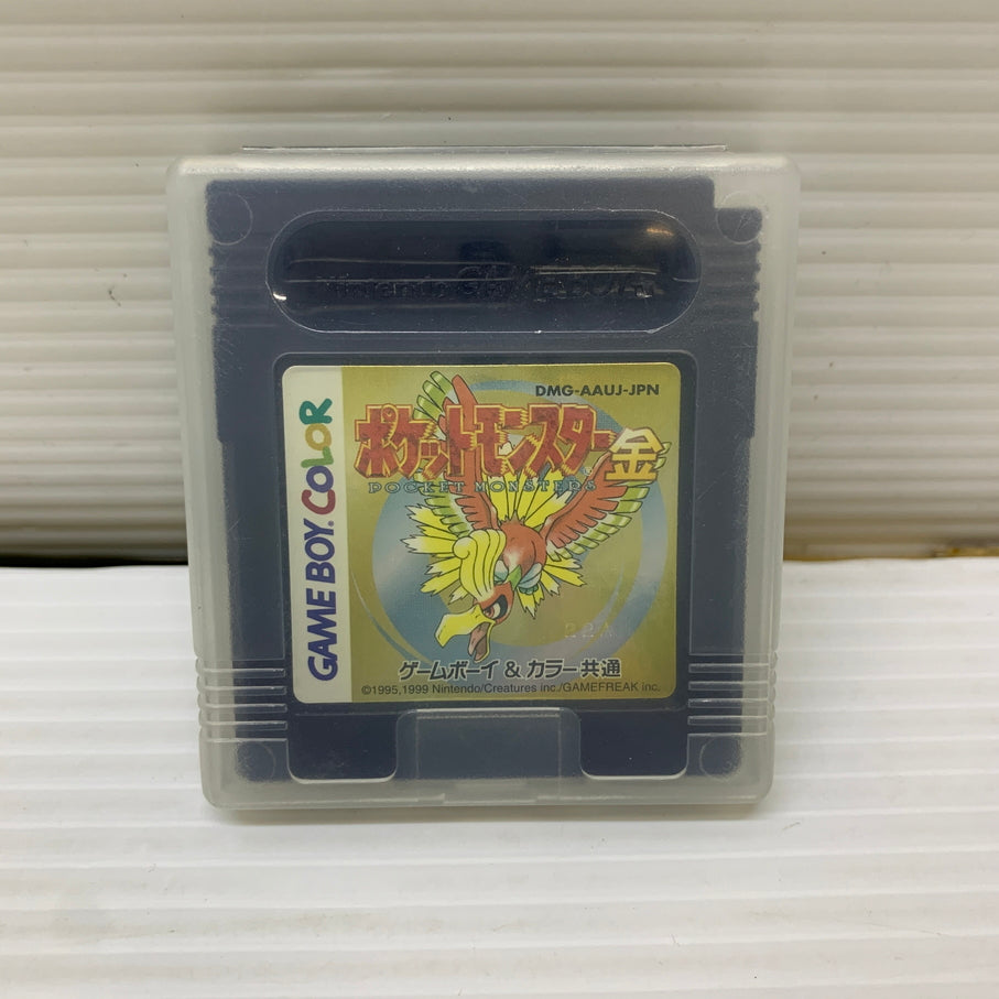 【現状渡し品】 GBC ポケットモンスター 金 ゲームボーイ ゲームソフト レトロゲーム 任天堂 RPG 023-260531-em-10-min 万代Net店