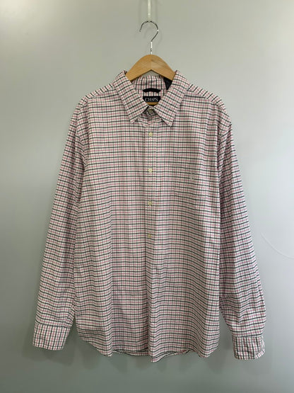 【中古品】【メンズ】 CHAPS チャップス STRETCH LS CHECK BD SHIRT ストレッチチェックシャツ ロングスリーブ 長袖シャツ 146-260611-kt-02-min サイズ：XXL カラー：マルチカラー 万代Net店