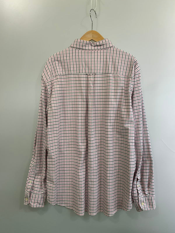 【中古品】【メンズ】 CHAPS チャップス STRETCH LS CHECK BD SHIRT ストレッチチェックシャツ ロングスリーブ 長袖シャツ 146-260611-kt-02-min サイズ：XXL カラー：マルチカラー 万代Net店