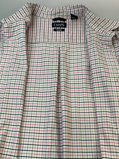 【中古品】【メンズ】 CHAPS チャップス STRETCH LS CHECK BD SHIRT ストレッチチェックシャツ ロングスリーブ 長袖シャツ 146-260611-kt-02-min サイズ：XXL カラー：マルチカラー 万代Net店