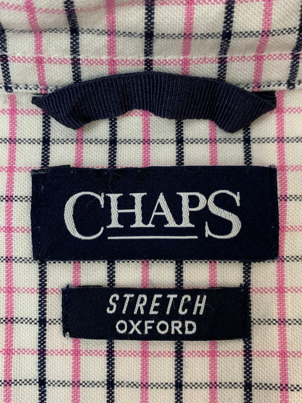 【中古品】【メンズ】 CHAPS チャップス STRETCH LS CHECK BD SHIRT ストレッチチェックシャツ ロングスリーブ 長袖シャツ 146-260611-kt-02-min サイズ：XXL カラー：マルチカラー 万代Net店