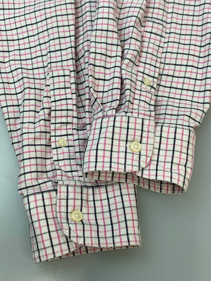 【中古品】【メンズ】 CHAPS チャップス STRETCH LS CHECK BD SHIRT ストレッチチェックシャツ ロングスリーブ 長袖シャツ 146-260611-kt-02-min サイズ：XXL カラー：マルチカラー 万代Net店