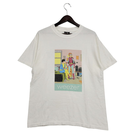 【中古品】【メンズ】 GIANT WEEZER c2001 2004 JAPAN TOUR T-SHIRT ウィーザー Tシャツ 半袖 トップス 146-250921-as-11-izu カラー：ホワイト 万代Net店