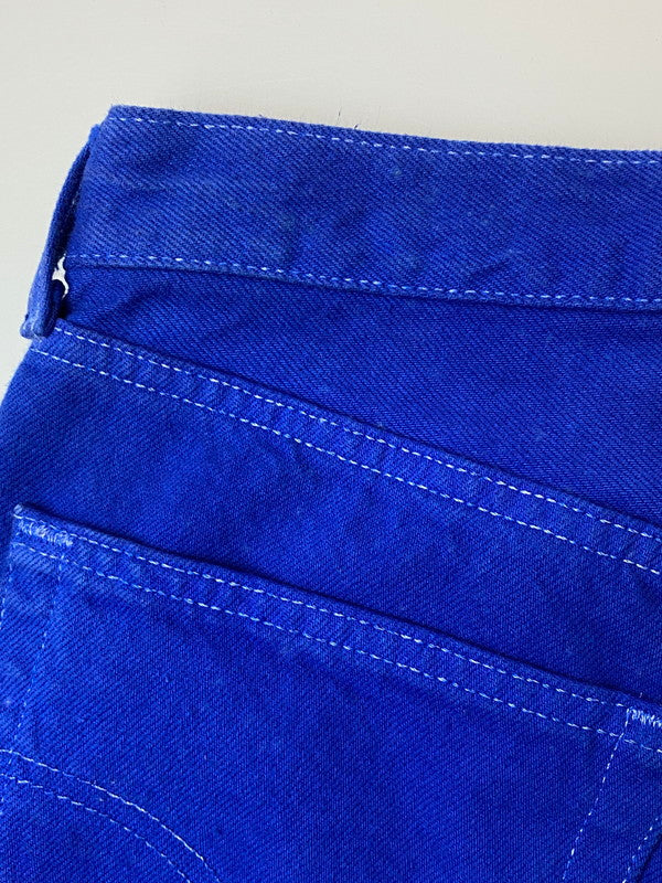 【中古品】【メンズ】 501 COLOR PANTS 501-0651 カラーパンツ 米国製 95年11月製造 552刻印 ボトムス 157-250312-yn-24-min サイズ：W31 L34 カラー：ブルー 万代Net店