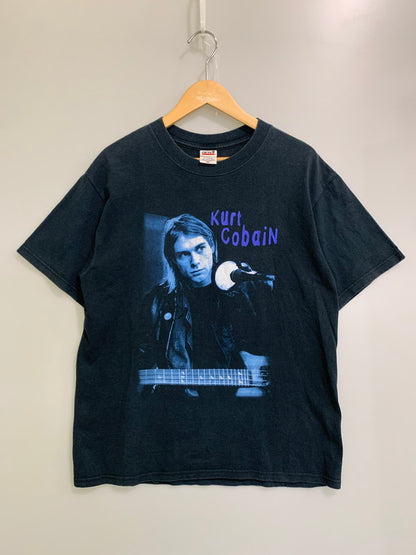 【中古品】【メンズ】 ANVIL アンビル 00S KURT COBAIN NOTE TEE Tシャツ トップス 146-250623-ks-34-min サイズ：M カラー：ブラック 万代Net店