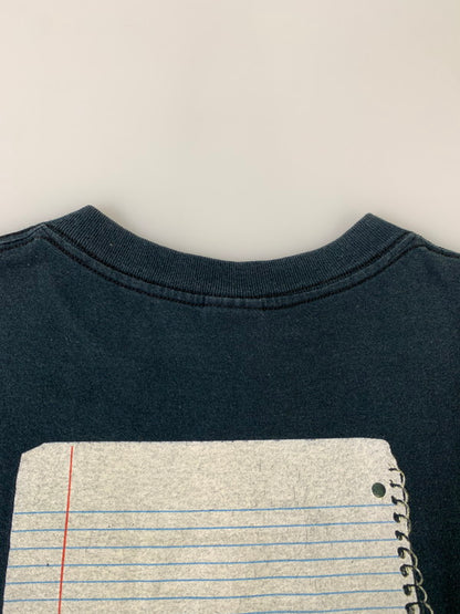 【中古品】【メンズ】 ANVIL アンビル 00S KURT COBAIN NOTE TEE Tシャツ トップス 146-250623-ks-34-min サイズ：M カラー：ブラック 万代Net店