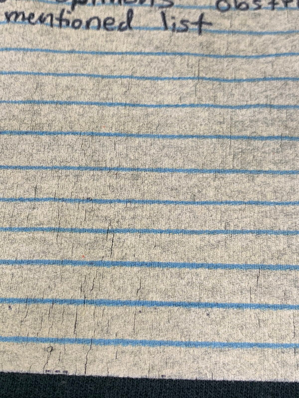 【中古品】【メンズ】 ANVIL アンビル 00S KURT COBAIN NOTE TEE Tシャツ トップス 146-250623-ks-34-min サイズ：M カラー：ブラック 万代Net店