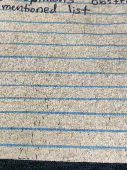 【中古品】【メンズ】 ANVIL アンビル 00S KURT COBAIN NOTE TEE Tシャツ トップス 146-250623-ks-34-min サイズ：M カラー：ブラック 万代Net店