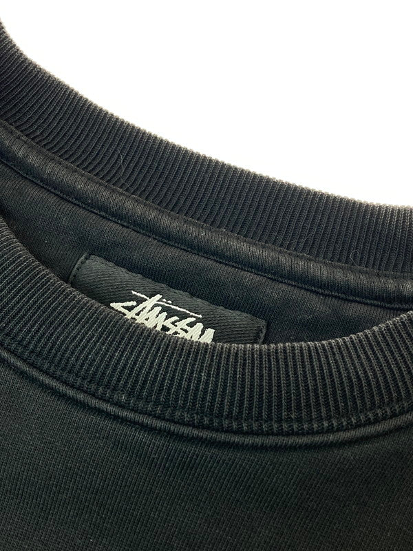 【中古品】【メンズ】 STUSSY ステューシー 22AW RELAXED SMOOTHSTOCK CREW トップス 142-250301-ks-32-min サイズ：M カラー：ブラック 万代Net店