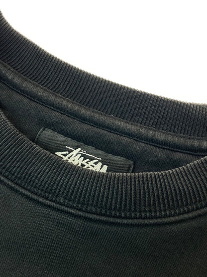 【中古品】【メンズ】 STUSSY ステューシー 22AW RELAXED SMOOTHSTOCK CREW トップス 142-250301-ks-32-min サイズ：M カラー：ブラック 万代Net店