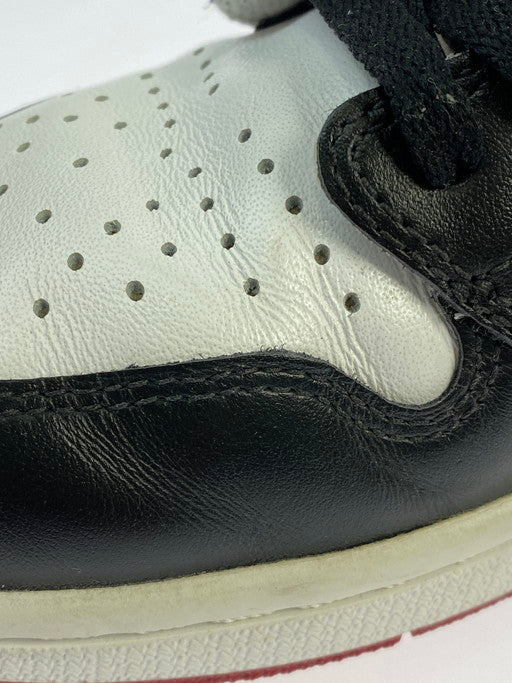 【中古品】【メンズ】 NIKE ナイキ 555088-125 AIR JORDAN 1 RETRO HIGH OG BLACK TOE エア ジョーダン 1 レトロ ハイ スニーカー シューズ 靴 160-250307-me-09-min サイズ：30.0cm US12 カラー：WHITE/BLACK-VARSITY RED 万代Net店