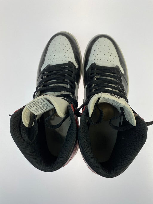 【中古品】【メンズ】 NIKE ナイキ 555088-125 AIR JORDAN 1 RETRO HIGH OG BLACK TOE エア ジョーダン 1 レトロ ハイ スニーカー シューズ 靴 160-250307-me-09-min サイズ：30.0cm US12 カラー：WHITE/BLACK-VARSITY RED 万代Net店