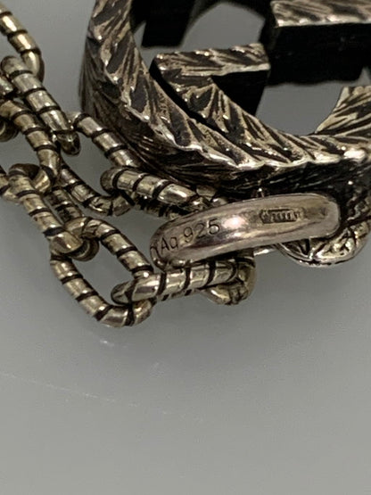 【中古品】【メンズ/レディース】 GUCCI グッチ インターロッキングG ネックレス アクセサリー 182-250304-AS-4-min カラー：シルバー 万代Net店