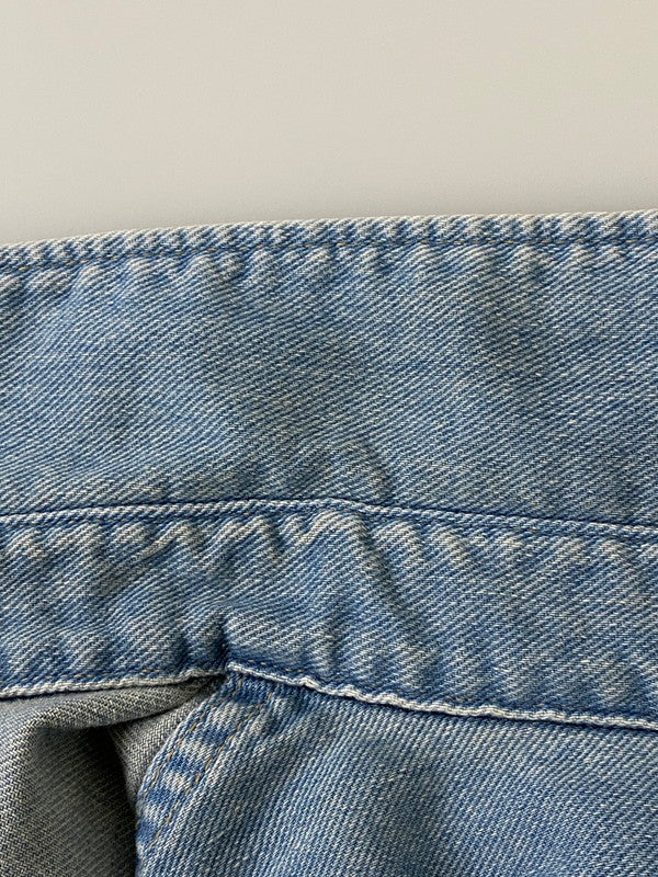 【中古品】【メンズ】 CELINE セリーヌ 255U 2T30 D7VS LS DENIM SHIRT ロングスリーブ デニムシャツ 141-250303-AS-21-min サイズ：XL カラー：ライトインディゴ 万代Net店