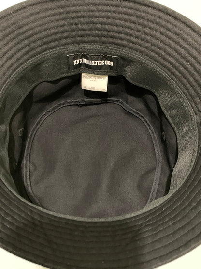 【中古品】【メンズ/レディース】  GOD SELECTION XXX ゴッドセレクショントリプルエックス BUCKET HAT バケットハット 帽子 185-250305-AS-20-min サイズ：59cm カラー：ブラック 万代Net店