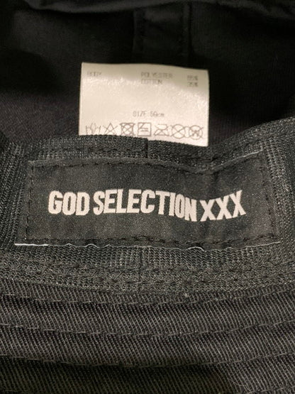 【中古品】【メンズ/レディース】  GOD SELECTION XXX ゴッドセレクショントリプルエックス BUCKET HAT バケットハット 帽子 185-250305-AS-20-min サイズ：59cm カラー：ブラック 万代Net店