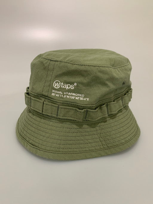 【中古品】【メンズ/レディース】 WTAPS ダブルタップス 231HCDT-HT19 JUNGLE 02 HAT 帽子 185-250304-AS-18-min サイズ：3 カラー：カーキ 万代Net店