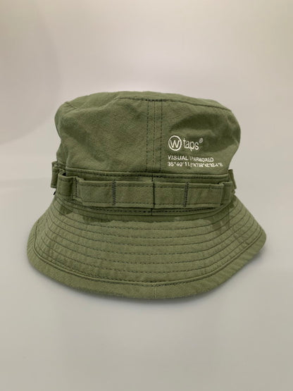 【中古品】【メンズ/レディース】 WTAPS ダブルタップス 231HCDT-HT19 JUNGLE 02 HAT 帽子 185-250304-AS-18-min サイズ：3 カラー：カーキ 万代Net店