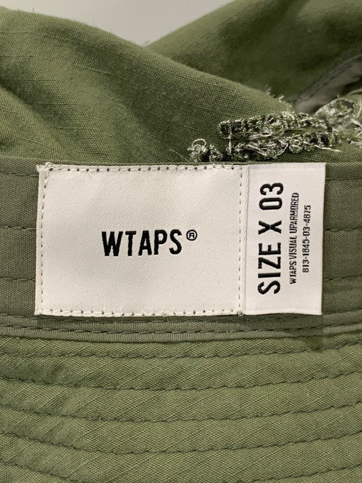 【中古品】【メンズ/レディース】 WTAPS ダブルタップス 231HCDT-HT19 JUNGLE 02 HAT 帽子 185-250304-AS-18-min サイズ：3 カラー：カーキ 万代Net店