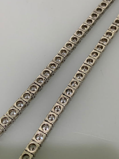 【中古品】【メンズ/レディース】 AVALANCHE アヴァランチ SILVER 925 TENNIS CHAIN アクセサリー ネックレス 192-250304-AS-3-min カラー：シルバー 万代Net店