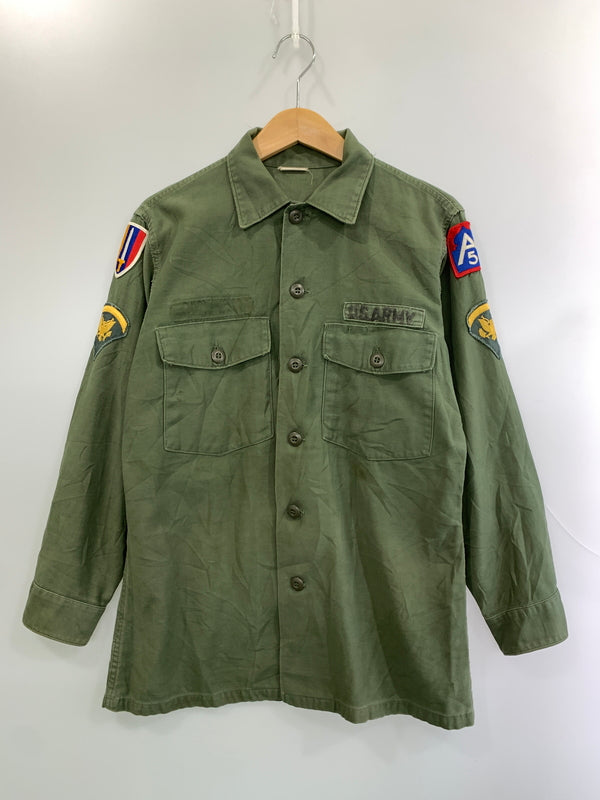 【現状渡し品】【メンズ】 US.ARMY ユーエスアーミー UTILITY SHIRT 8405-782-3017 ユーティリティシャツ メンズ アウター ミリタリー 長袖 146-260510-em-31-min カラー：オリーブグリーン 万代Net店