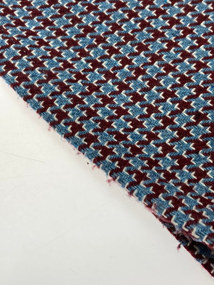 【中古品】【メンズ】 GRAMB CHECK PANTS グラム ウール混 チェックパンツ ボトムス 153-250318-yn-13-min サイズ：M カラー：ボルドー/ライトブルー 万代Net店