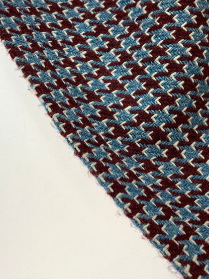 【中古品】【メンズ】 GRAMB CHECK PANTS グラム ウール混 チェックパンツ ボトムス 153-250318-yn-13-min サイズ：M カラー：ボルドー/ライトブルー 万代Net店