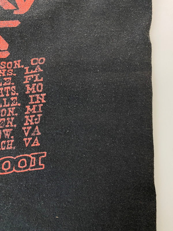 【現状渡し品】【メンズ】 LOGO ATHLETIC ロゴアスレチック GOD SMACK 2001 TOUR TEE ショートスリーブ 146-250308-AS-12-min サイズ：L カラー：ブラック 万代Net店