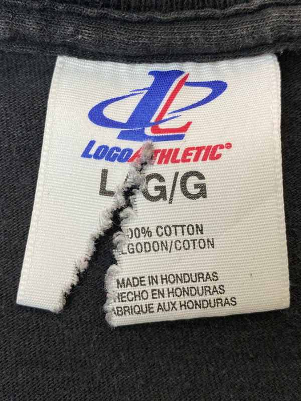 【現状渡し品】【メンズ】 LOGO ATHLETIC ロゴアスレチック GOD SMACK 2001 TOUR TEE ショートスリーブ 146-250308-AS-12-min サイズ：L カラー：ブラック 万代Net店