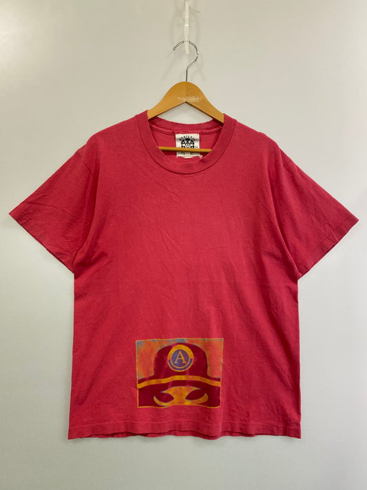 【現状渡し品】【メンズ】 ANARCHIC ADJUSTMENT アナーキックアジャストメント ALIEN PRINT TEE ショートスリーブ 146-250308-AS-11-min カラー：ピンク 万代Net店