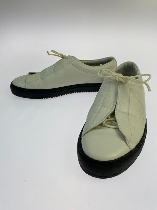 【中古品】【レディース】 TRAVEL SHOES BY CHAUSSER トラベルシューズ バイ ショセ TR-013 レザー ローカット スニーカー 靴 166-250317-jt-20-min サイズ：39 カラー：オフホワイト 万代Net店
