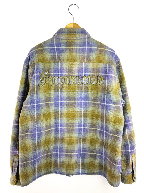【中古品】【メンズ】 Supreme シュプリーム 22AW SHEARLING LINED FLANNEL SHIRT 22秋冬 シアリング ライニング フランネル シャツ 149-251109-rt-02-tag サイズ：L カラー：マルチカラー 万代Net店
