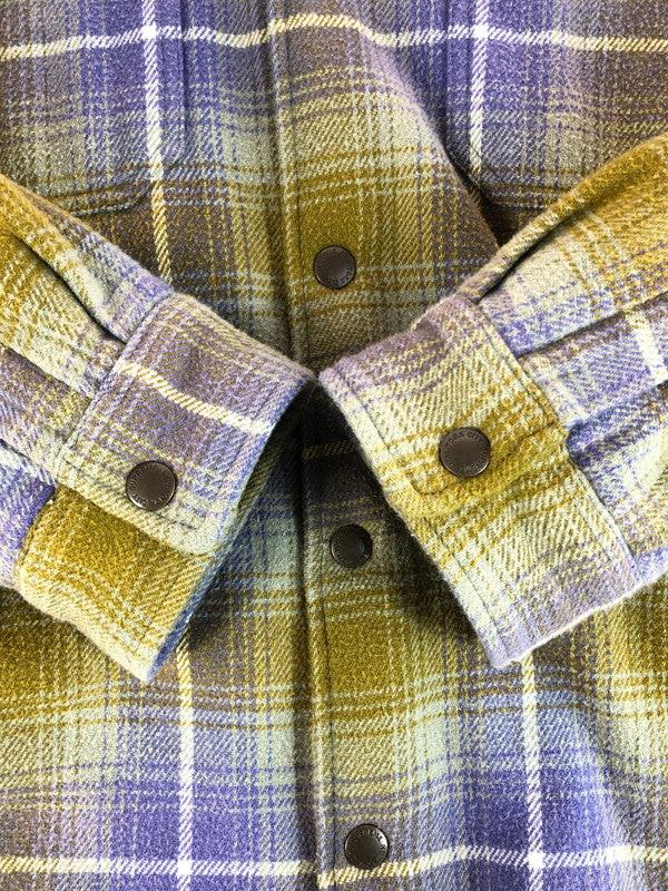 【中古品】【メンズ】 Supreme シュプリーム 22AW SHEARLING LINED FLANNEL SHIRT 22秋冬 シアリング ライニング フランネル シャツ 149-251109-rt-02-tag サイズ：L カラー：マルチカラー 万代Net店