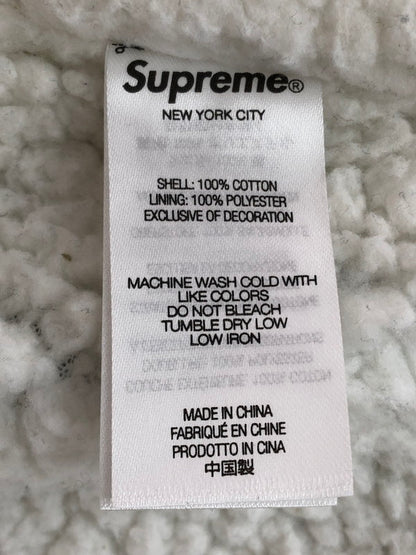 【中古品】【メンズ】 Supreme シュプリーム 22AW SHEARLING LINED FLANNEL SHIRT 22秋冬 シアリング ライニング フランネル シャツ 149-251109-rt-02-tag サイズ：L カラー：マルチカラー 万代Net店
