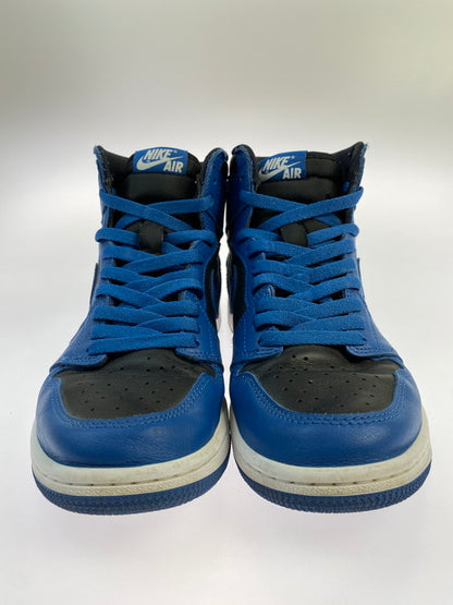 【中古品】【メンズ/レディース】  NIKE ナイキ 555088-404 AIR JORDAN 1 RETRO HIGH OG エアジョーダン ワン レトロ ハイ DARK MARINA BLUE スニーカー シューズ 靴 本体のみ 160-250312-cn-14-min サイズ：26cm カラー：ダークマリーナブルー/ブラックーホワイト 万代Net店