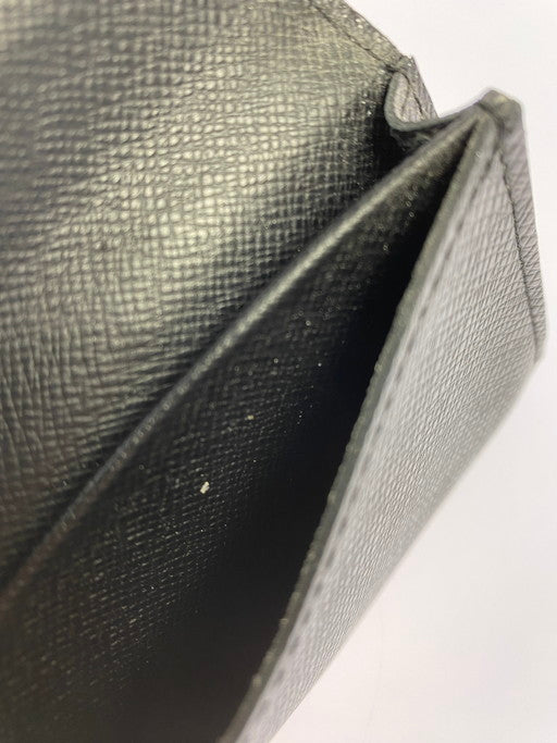 【中古品】【メンズ/レディース】 LOUIS VUITTON M30922 CA4164 タイガ アンヴェロップ・カルト・ドゥ・ヴィジット 名刺入れ カードケース 179-250318-jt-01-min カラー：ブラック 万代Net店