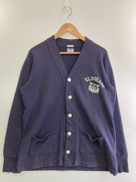 【中古品】【メンズ】 DOUBLE WORKS CARDIGAN ダブルワークス ドレステリア別注 カットソーカーディガン トップス 145-250318-yn-21-min サイズ：S（36-38） カラー：パープル系 万代Net店