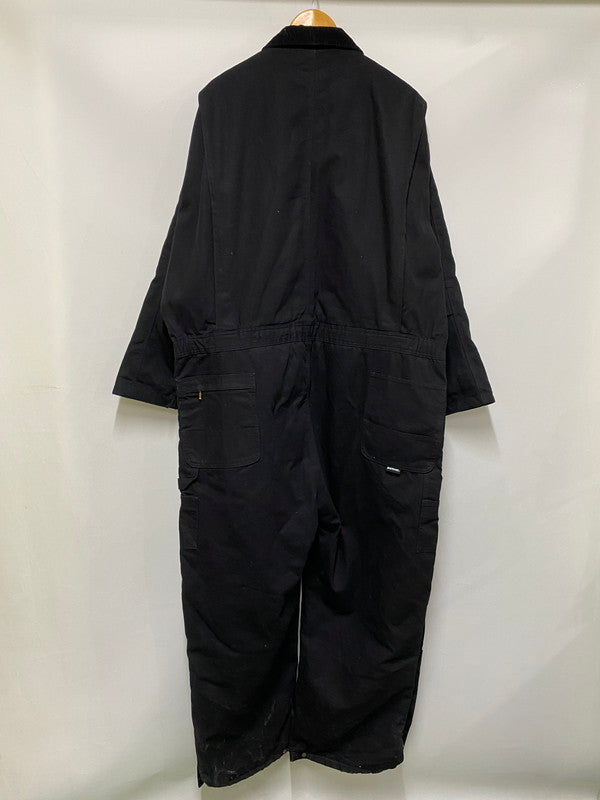 【中古品】【メンズ】 BERNE ベルン ダック地 キルティング オールインワン 146-260408-zi-06-min サイズ：3XL カラー：ブラック 万代Net店