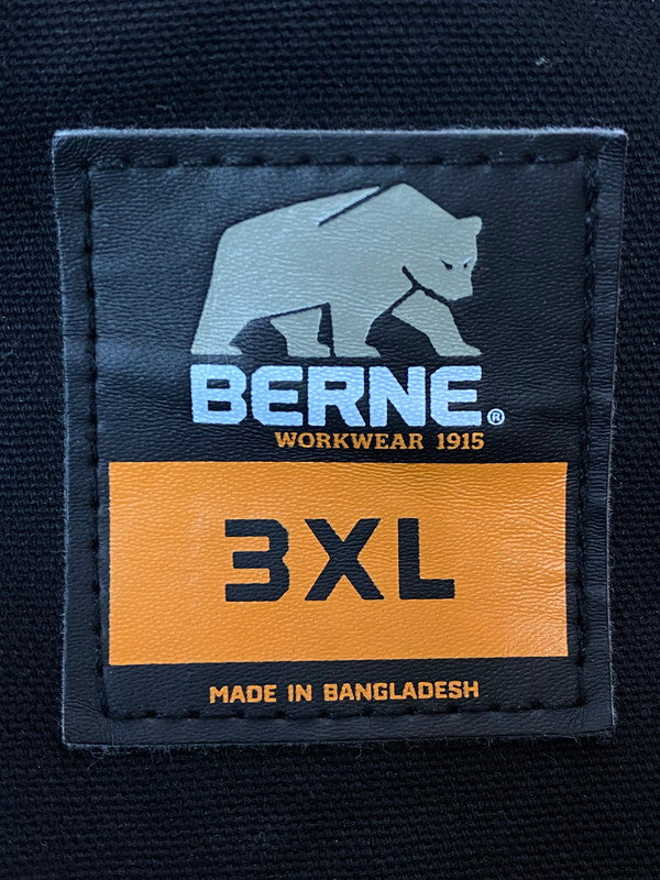 【中古品】【メンズ】 BERNE ベルン ダック地 キルティング オールインワン 146-260408-zi-06-min サイズ：3XL カラー：ブラック 万代Net店