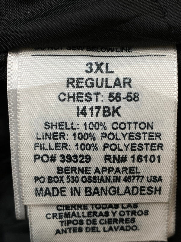 【中古品】【メンズ】 BERNE ベルン ダック地 キルティング オールインワン 146-260408-zi-06-min サイズ：3XL カラー：ブラック 万代Net店