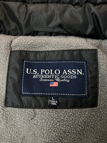 【現状渡し品】【メンズ】 U.S.POLO ASSN. ユーエスポロアッスン ジャケット 146-260423-zi-12-min サイズ：L カラー：ブラック 万代Net店