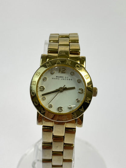 【中古品】【レディース】 MARC JACOBS マークジェイコブス MBM3057 クオーツ アナログ腕時計 198-250522-yn-06-min カラー：ゴールド 万代Net店