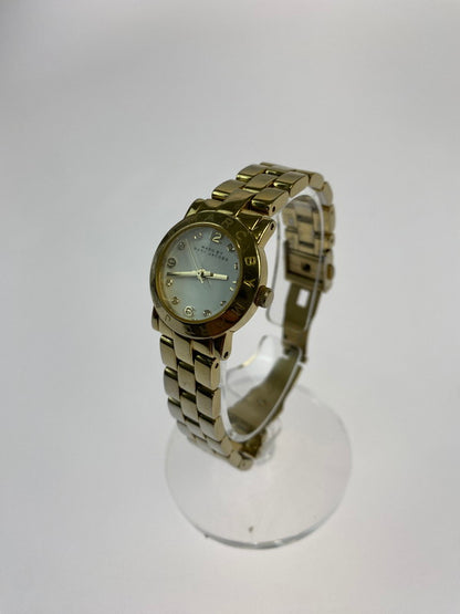【中古品】【レディース】 MARC JACOBS マークジェイコブス MBM3057 クオーツ アナログ腕時計 198-250522-yn-06-min カラー：ゴールド 万代Net店