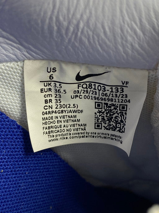 【中古美品】【レディース】 NIKE ナイキ WOMEN'S AIR FORCE 1 '07 FQ8103-133 ウィメンズ エア フォース 1 '07 スニーカー 靴 166-250318-yn-27-min サイズ：23.0cm US6 カラー：SAIL/DEEP ROYAL BLUE 万代Net店