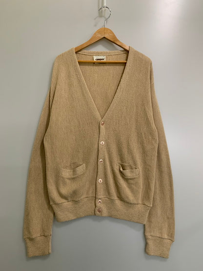 【中古品】【メンズ】 CAMPUS キャンパス 80-90'S 80-90年代 カーディガン トップス 146-260409-SH-26-min サイズ：XL カラー：キャメル 万代Net店