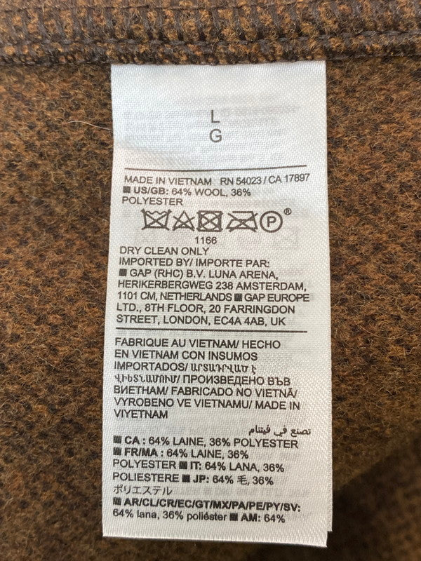 【中古品】【メンズ】 BANANA REPUBLIC バナナ リパブリック ウールイージー パンツ ボトムス 158-250319-jt-36-min サイズ：L カラー：ブラウン系 万代Net店