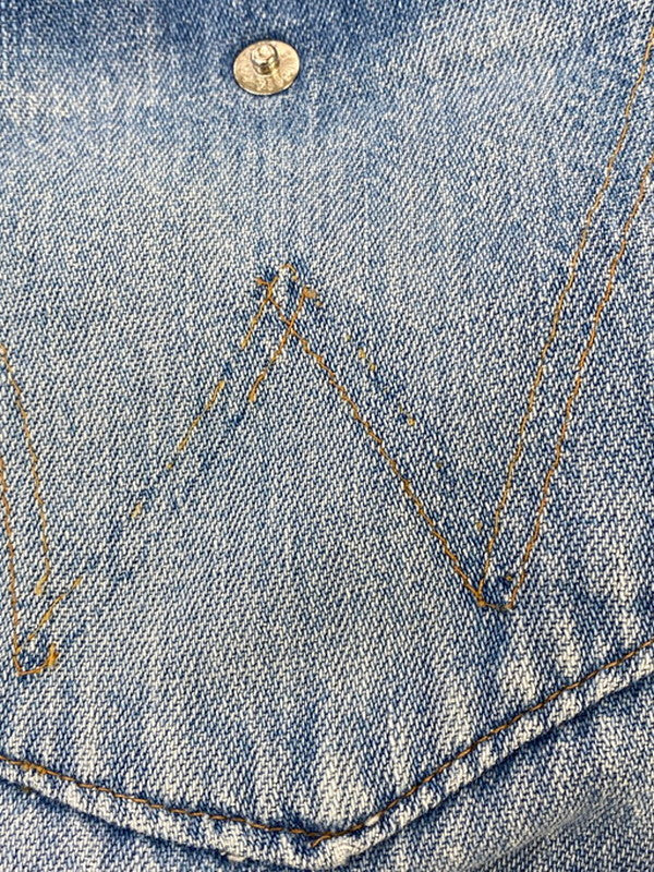 【現状渡し品】【メンズ】 60S DENIM SHIRT 60年代 デニムシャツ 長袖 メンズ トップス 146-250321-em-34-min カラー：インディゴブルー 万代Net店