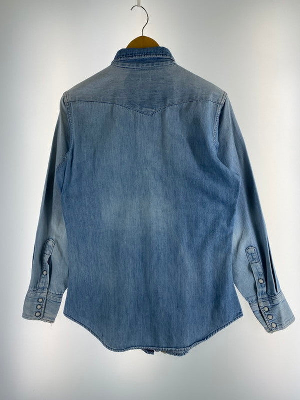 【現状渡し品】【メンズ】 60S DENIM SHIRT 60年代 デニムシャツ 長袖 メンズ トップス 146-250321-em-34-min カラー：インディゴブルー 万代Net店